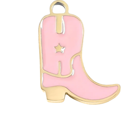 Pink Boot Charm