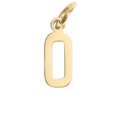 Gold O Charm