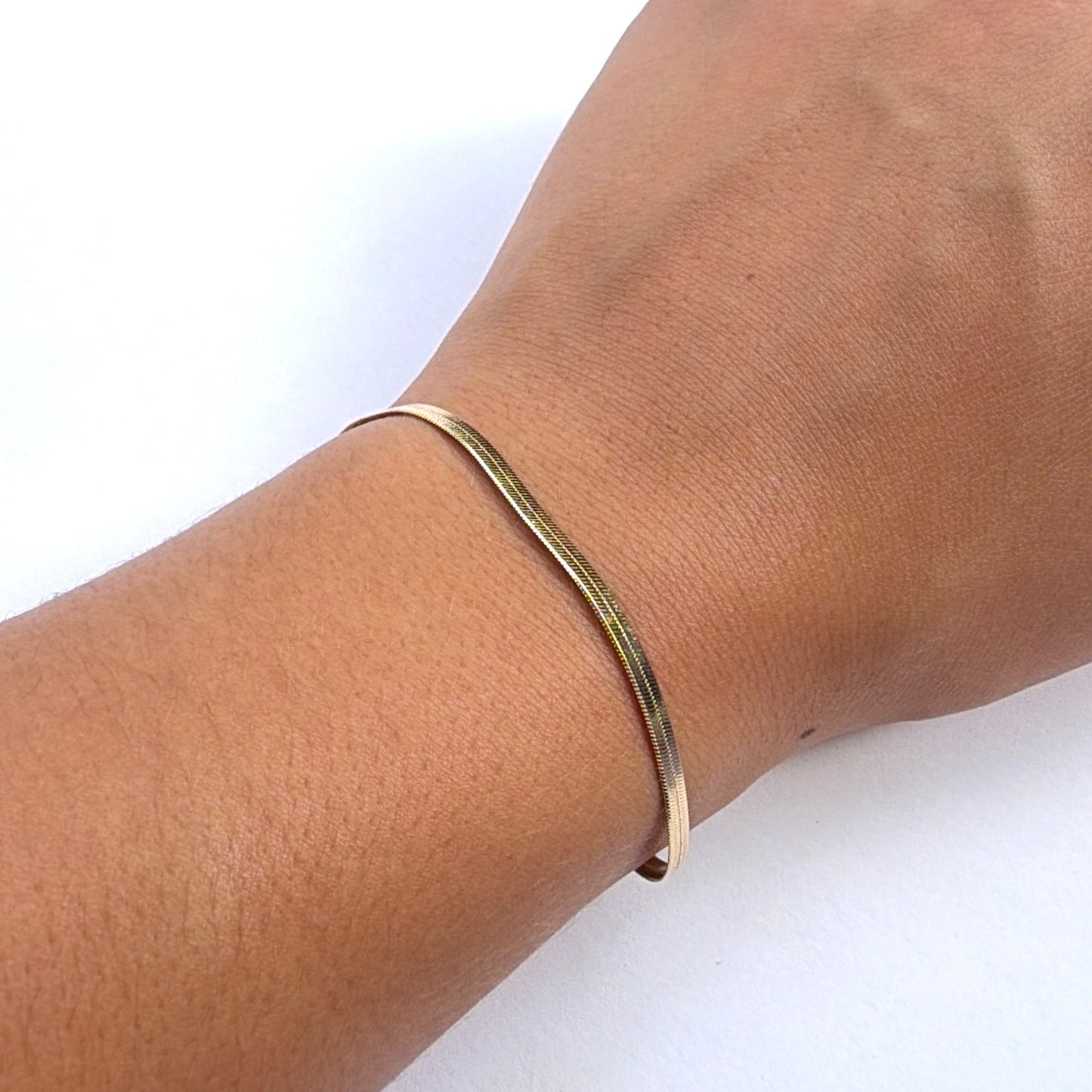 18k Gold-Filled Liquid Snake Bracelet