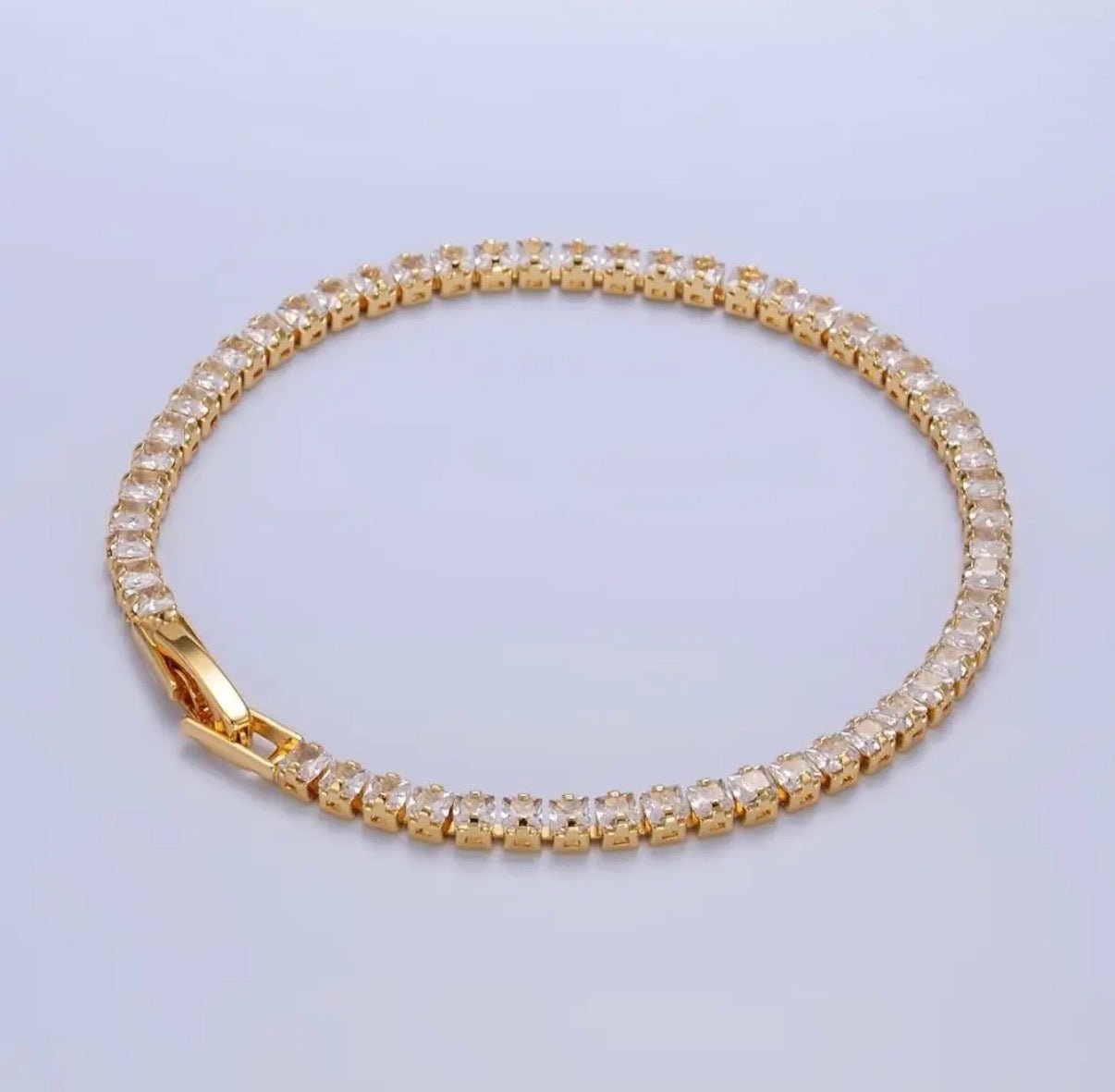 Gold Tennis Bracelet - The Ky Collection