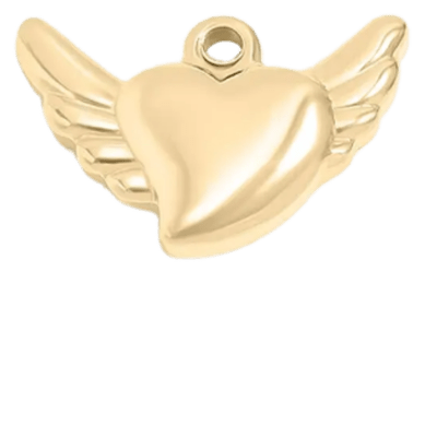 Heart & Angel Wing Charm - The Ky Collection
