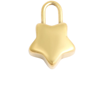 Star Lock Charm