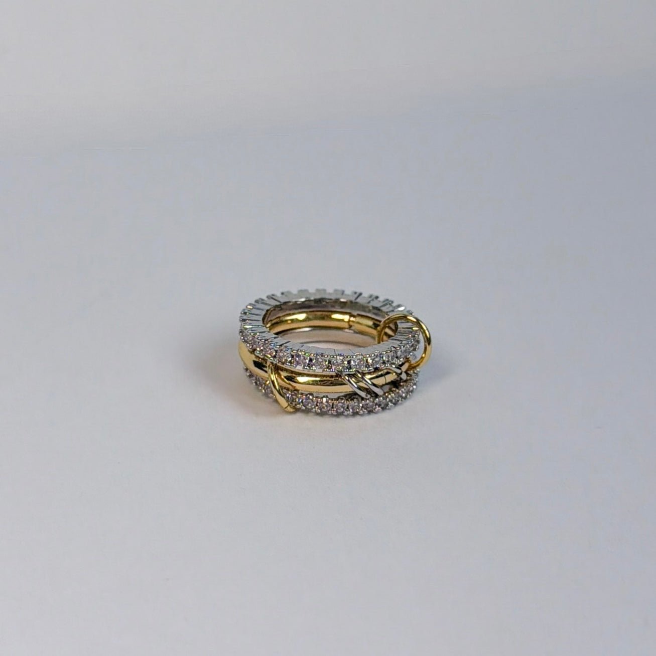 14k Gold Filled Mixed Metal Ring - The Ky Collection