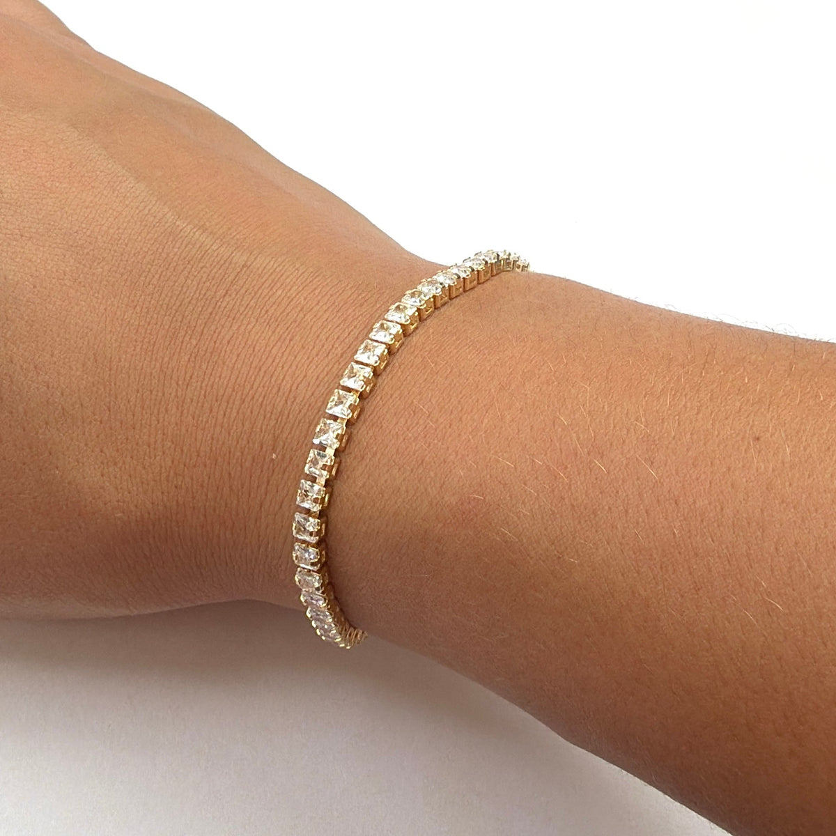 18k Gold-Filled Tennis Bracelet - The Ky Collection