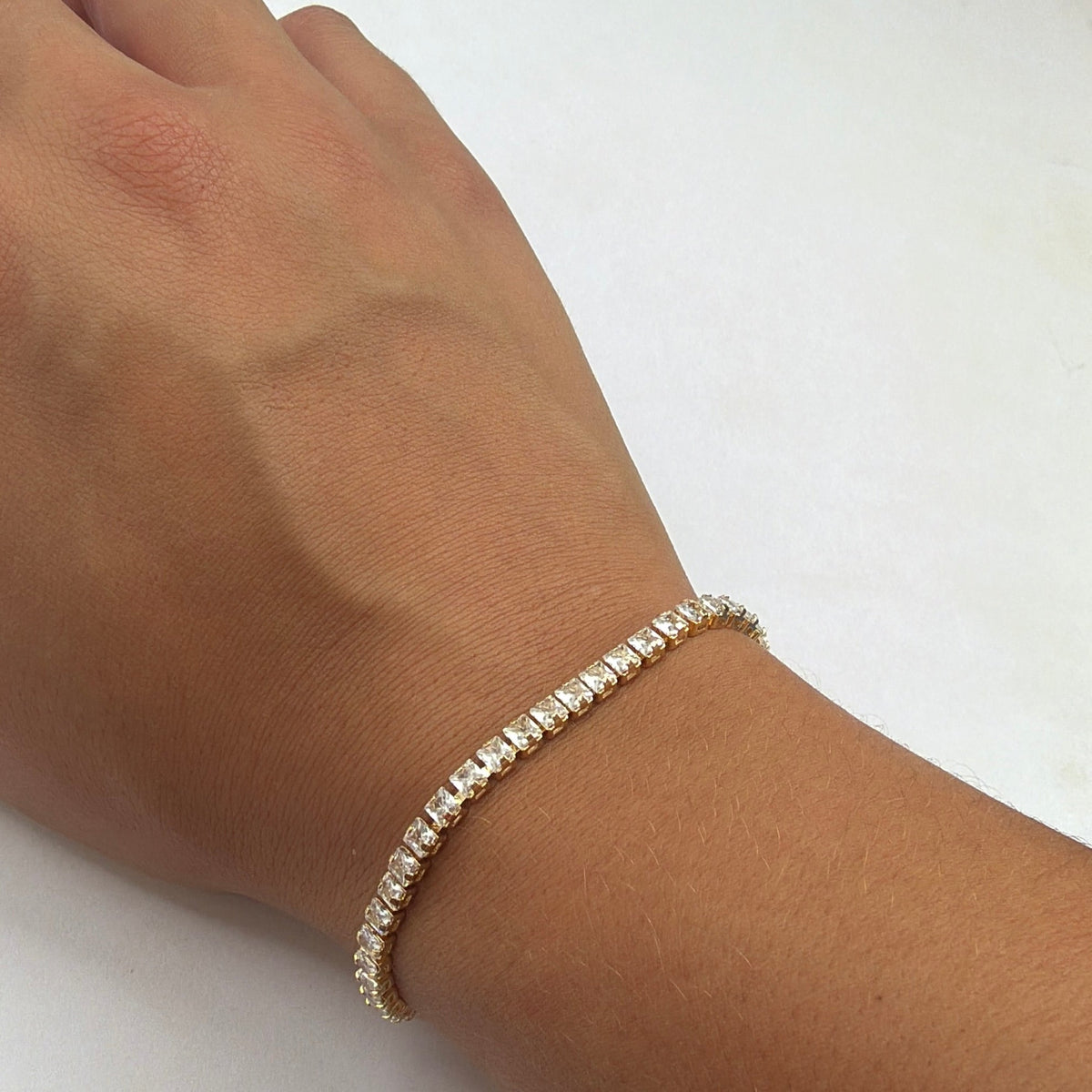 18k Gold-Filled Tennis Bracelet - The Ky Collection