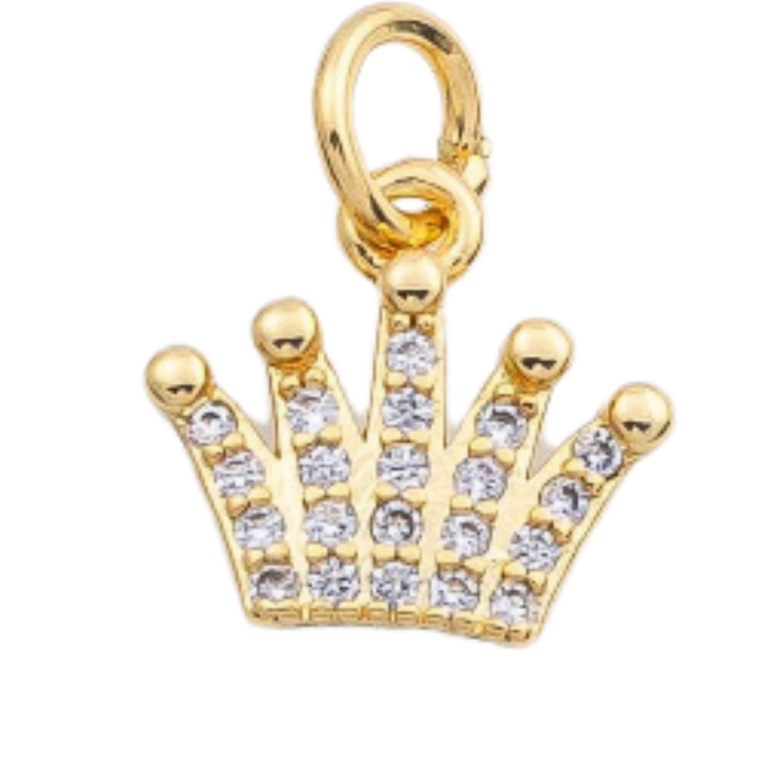 18k Gold PVD Crown Charm - The Ky Collection