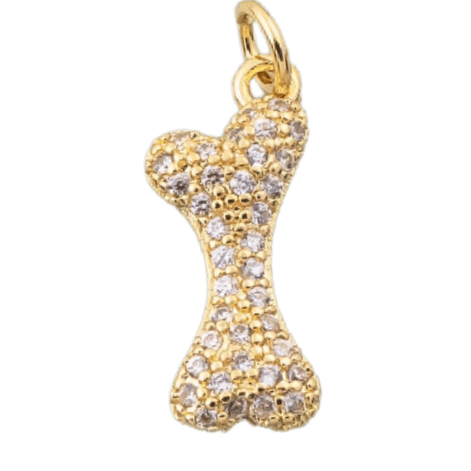 18k Gold PVD Dog Bone Charm - The Ky Collection