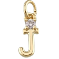 18k Gold PVD ‘J’ Charm