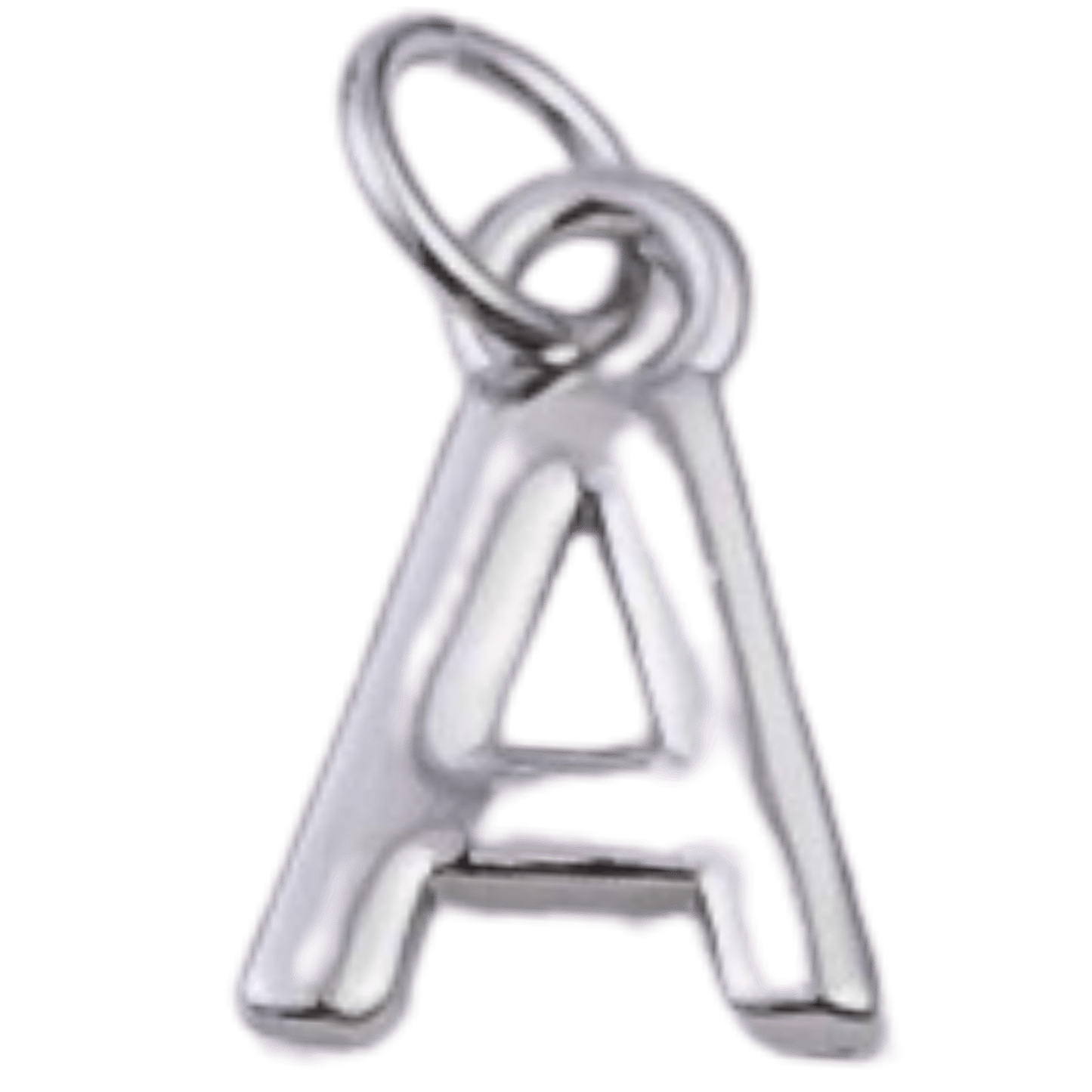 18k Gold PVD Silver ‘A’ Charm - The Ky Collection
