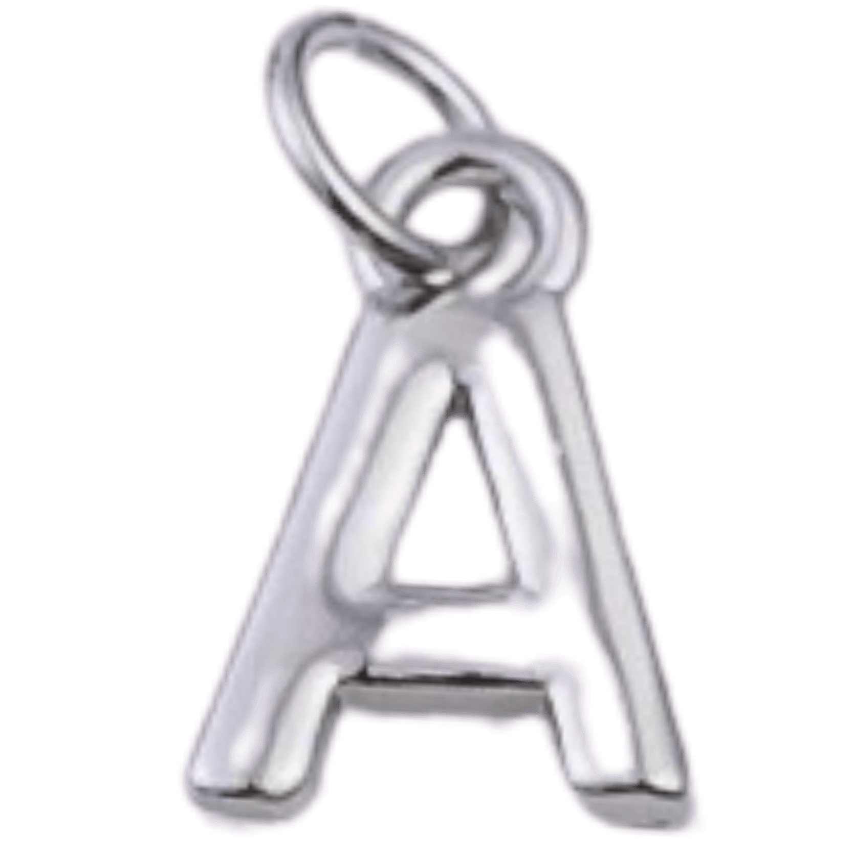 18k Gold PVD Silver ‘A’ Charm - The Ky Collection