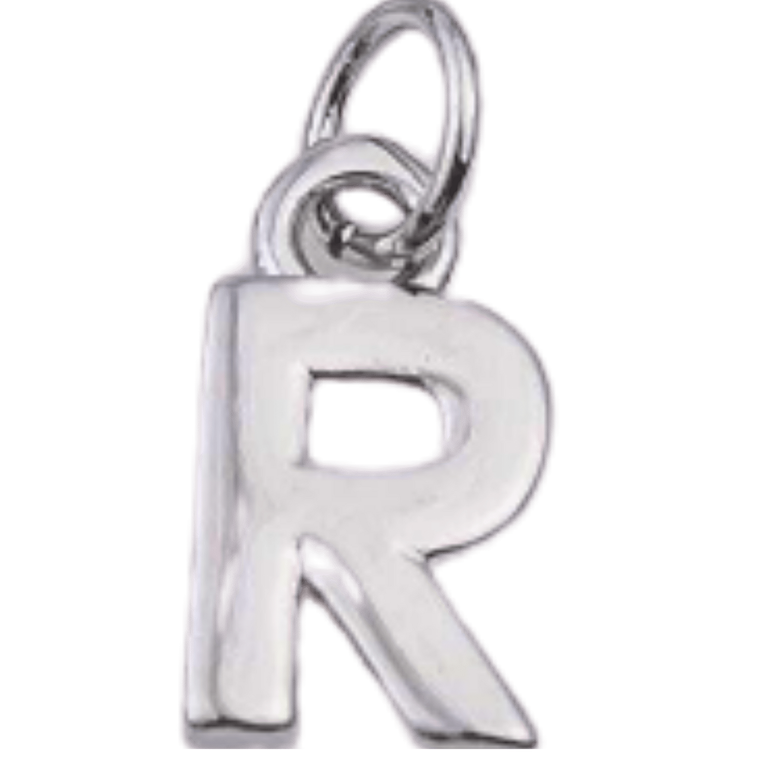 18k Gold PVD Silver ‘R’ Charm - The Ky Collection