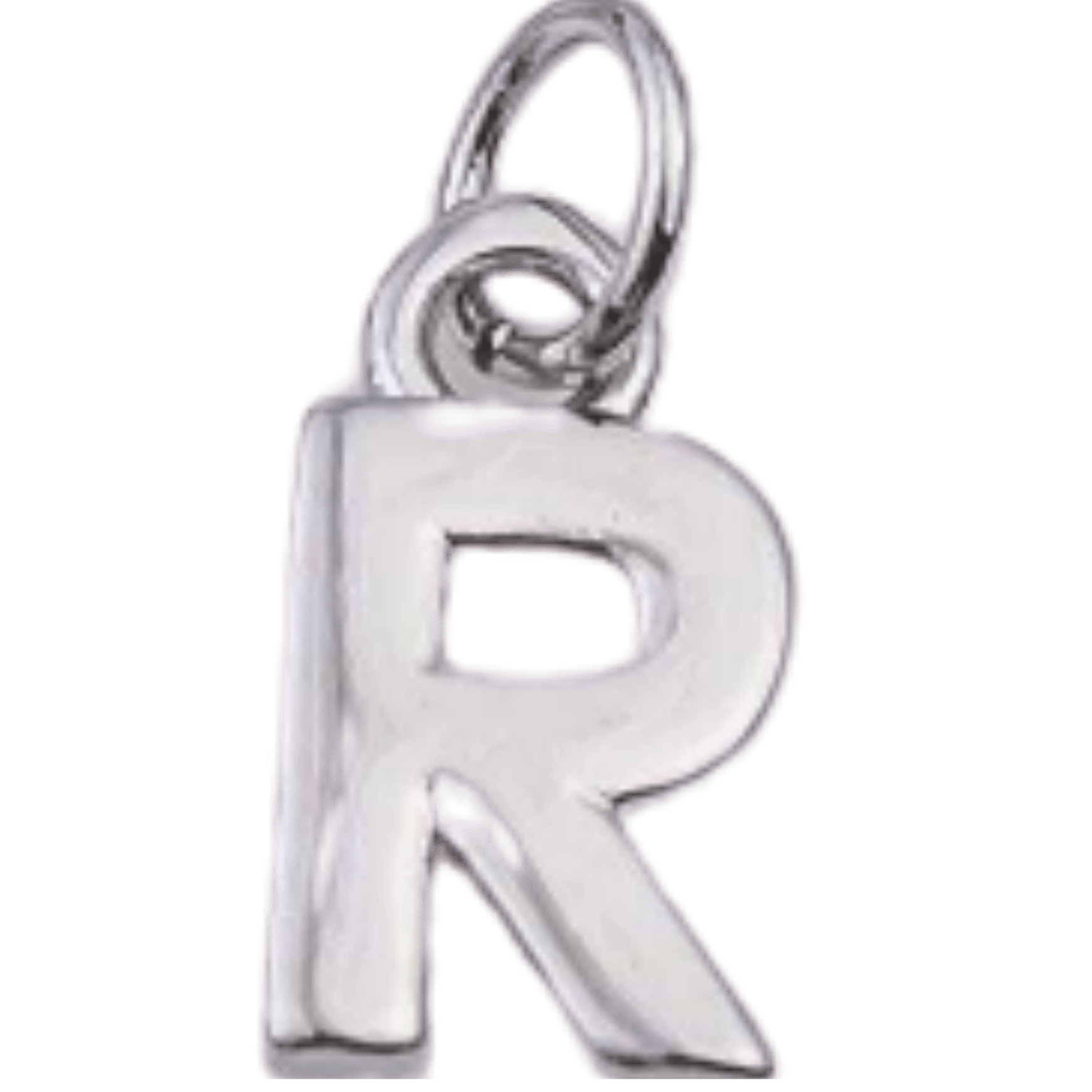 18k Gold PVD Silver ‘R’ Charm - The Ky Collection
