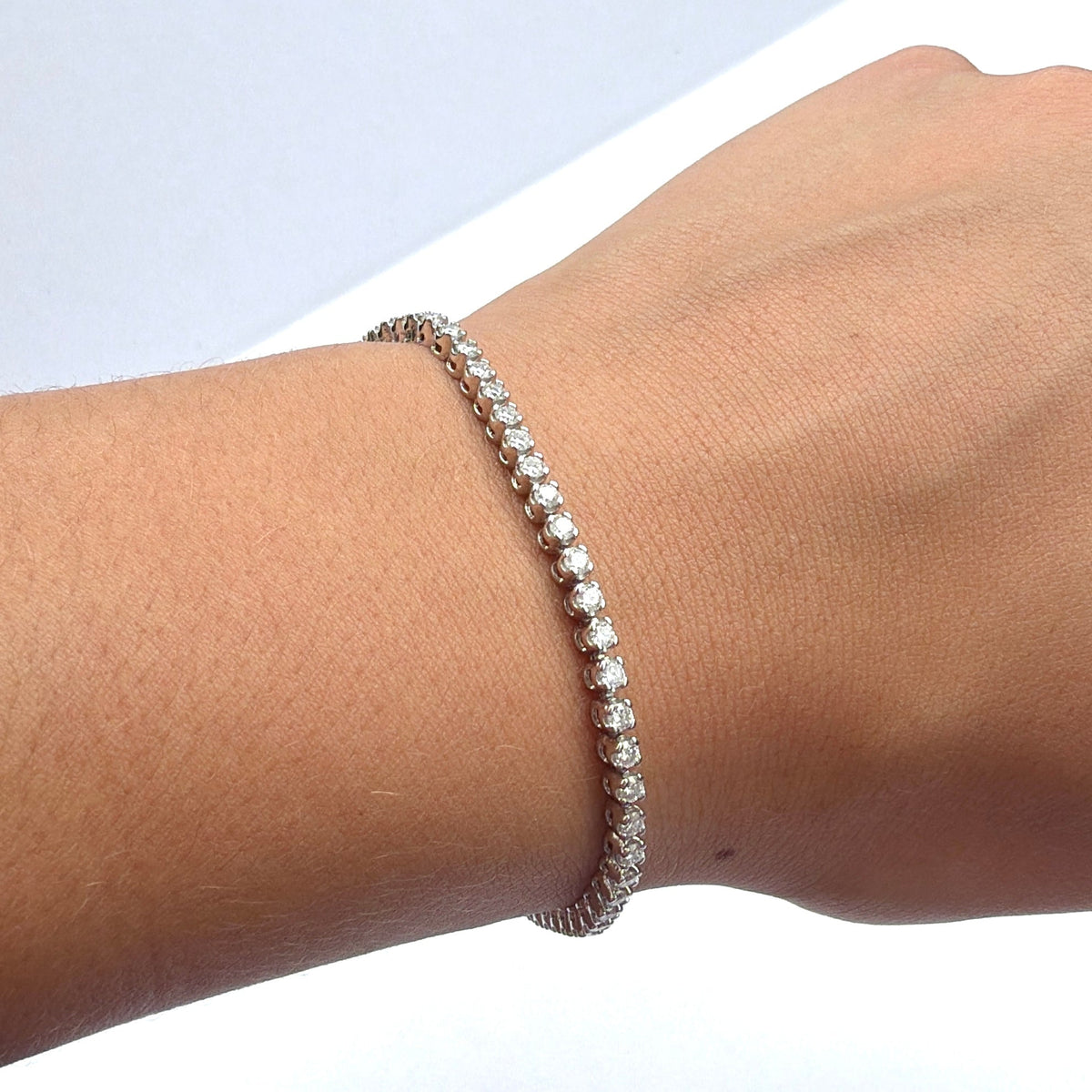 2.25mm Moissanite Tennis Bracelet - The Ky Collection