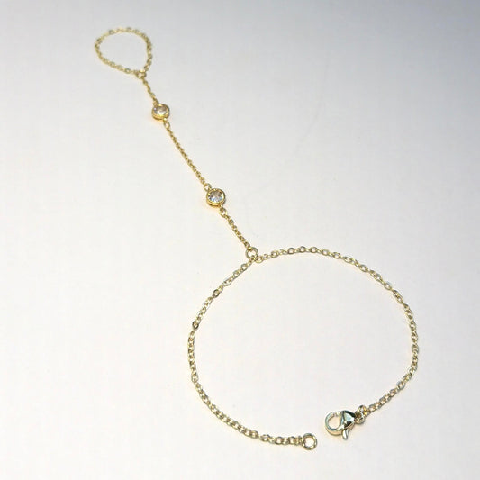 24k Gold-Filled Grace Hand Chain - The Ky Collection