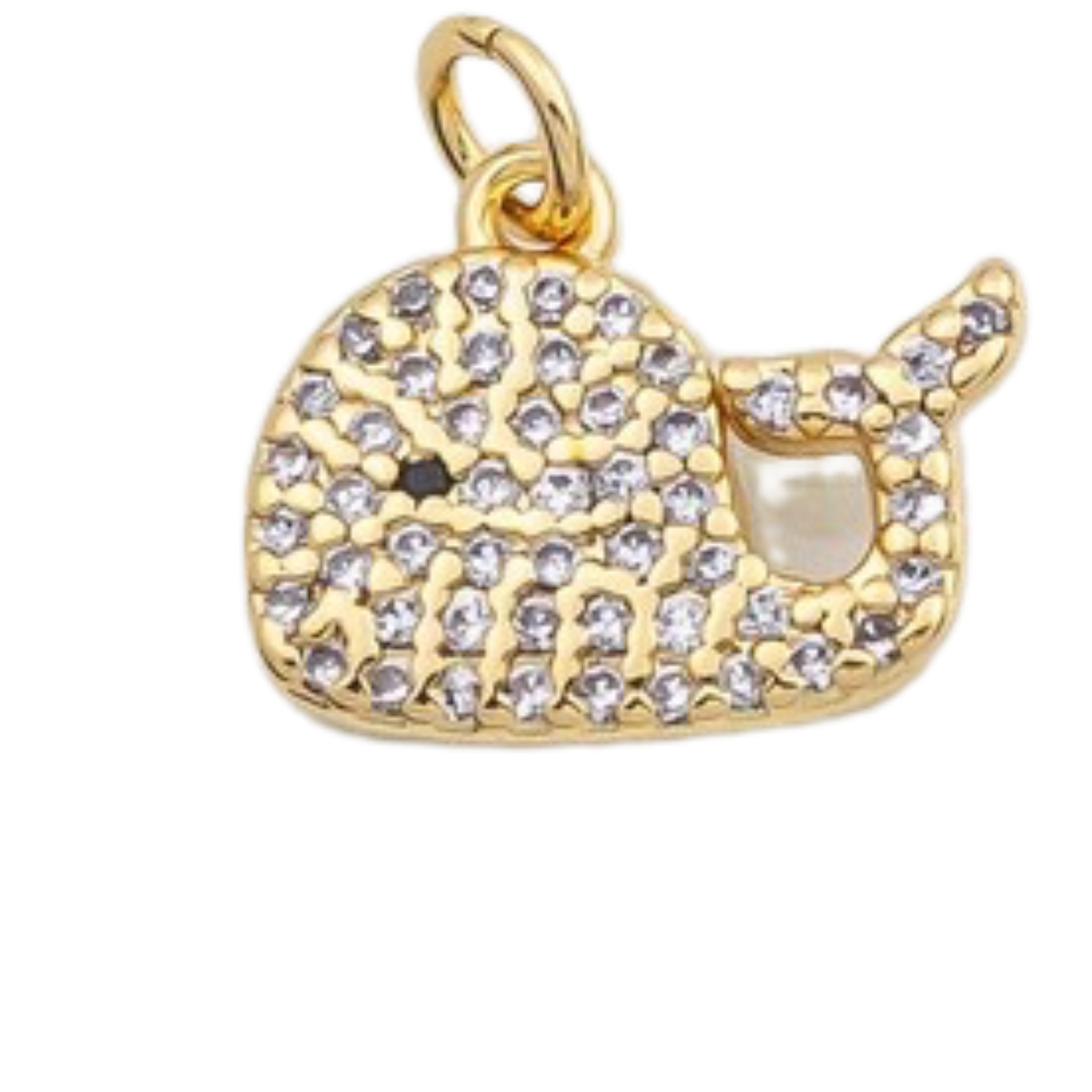 Pavé Whale Charm