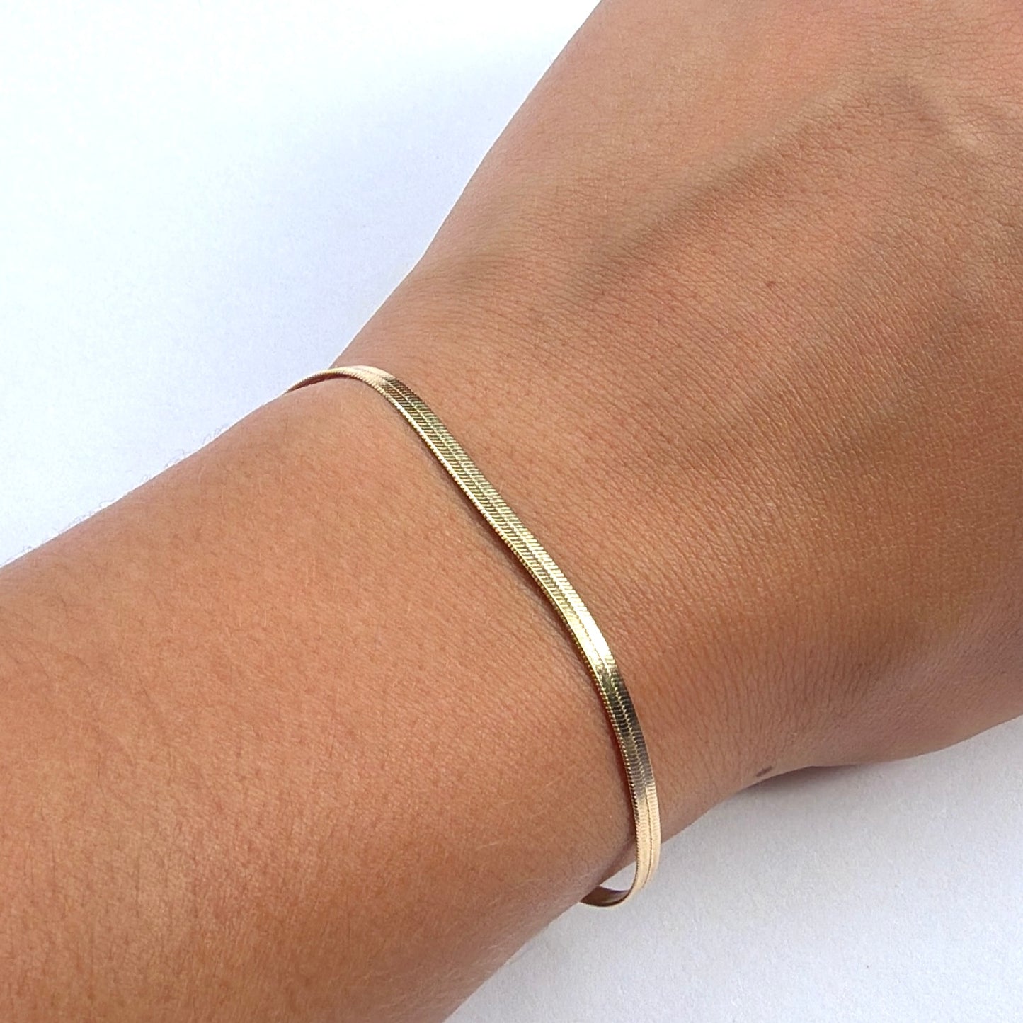 18k Gold-Filled Liquid Snake Bracelet