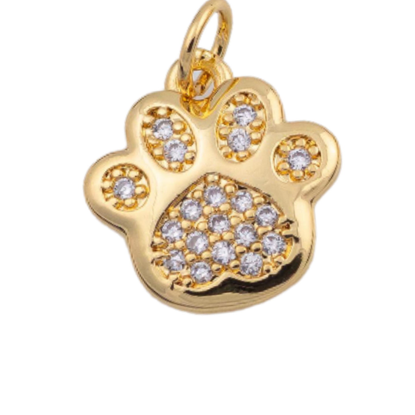 Pavé Paw Charm