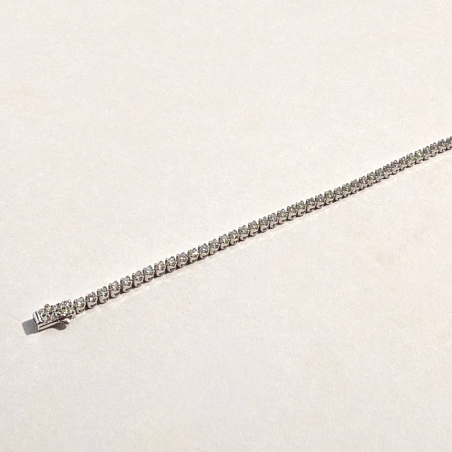 2.25mm Moissanite Tennis Bracelet