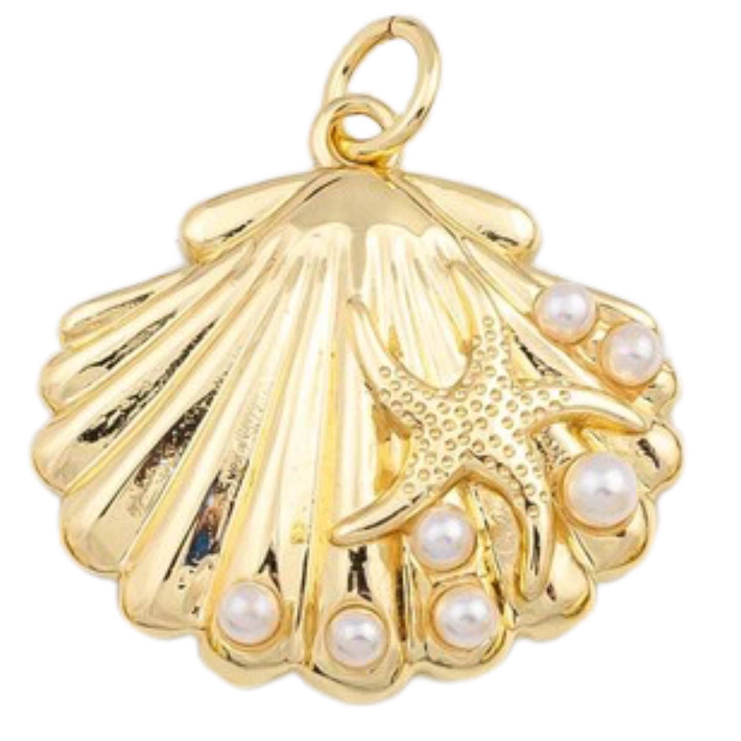 Shell & Starfish Charm
