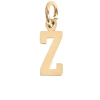 Gold Z Charm