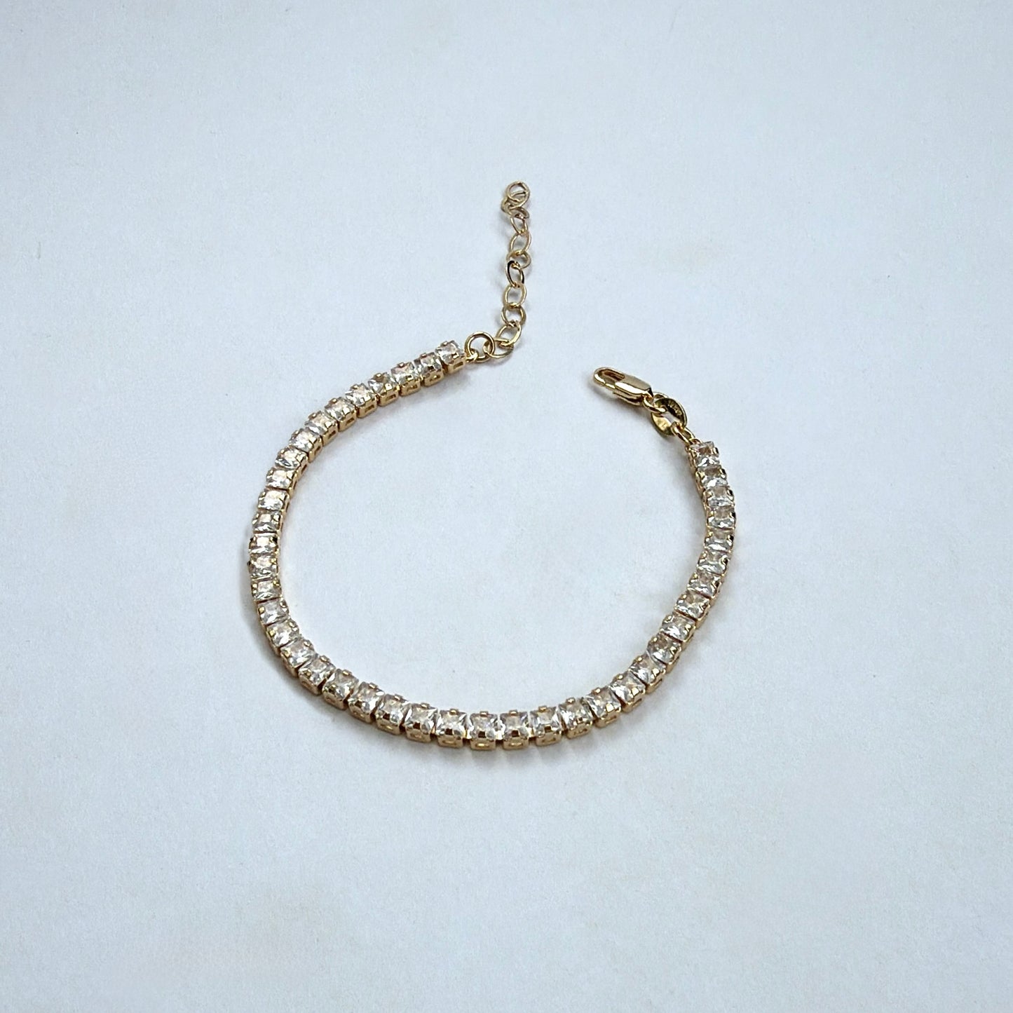 18k Gold-Filled Tennis Bracelet