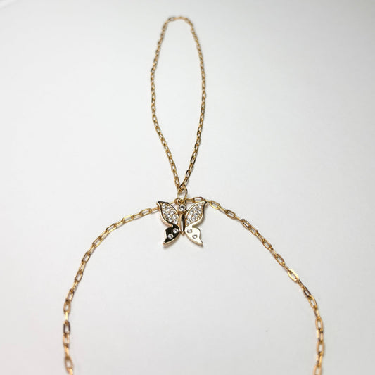 Butterfly Kisses Hand Chain - The Ky Collection