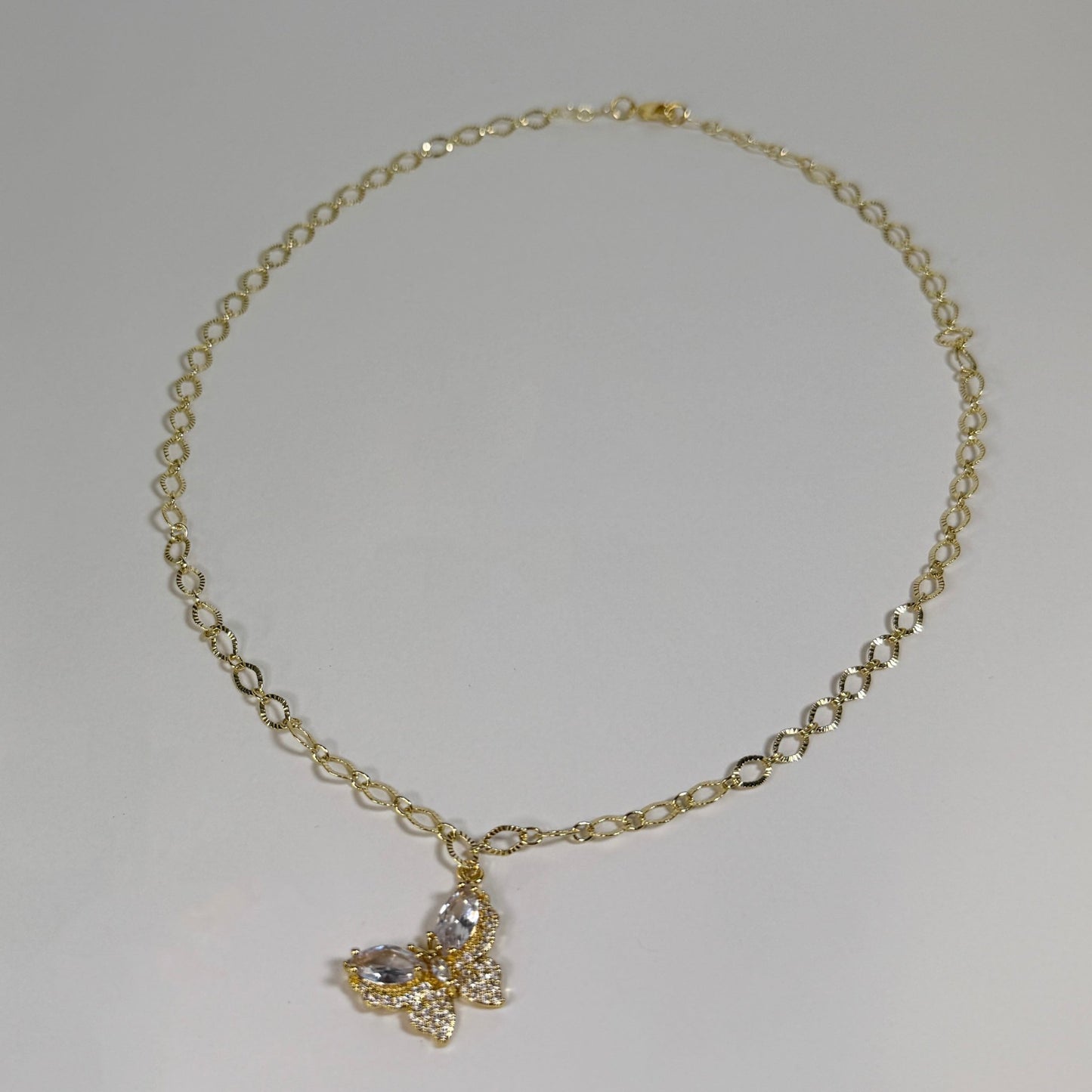 Butterfly Kisses Necklace | Dainty Gold Necklace