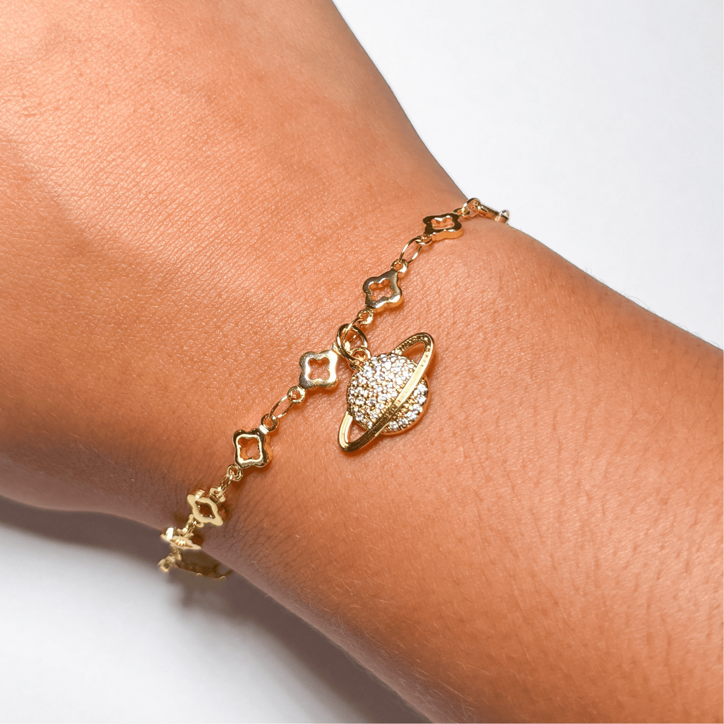 Celestial Clover Charm Bracelet - The Ky Collection
