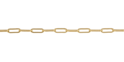 Custom Gold Paperclip Necklace