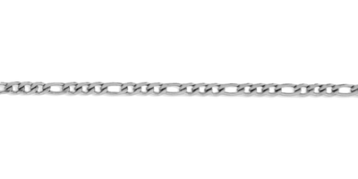 Custom Silver Figaro Anklet