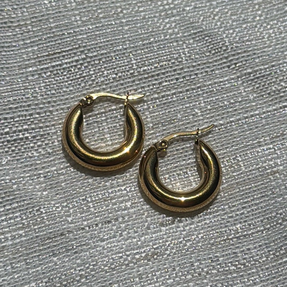 Gold Hoop Earrings - The Ky Collection
