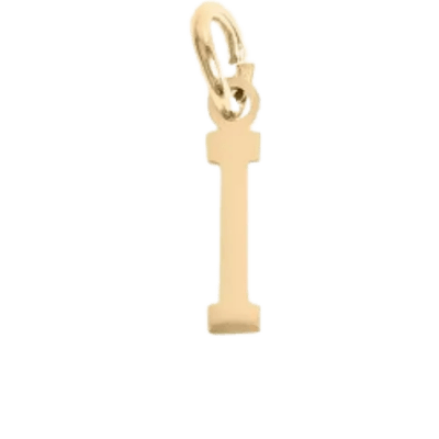 Gold I Charm - The Ky Collection