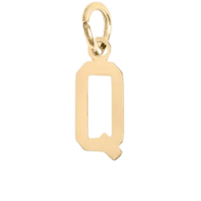 Gold Q Charm - The Ky Collection