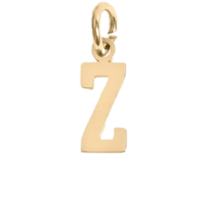 Gold Z Charm - The Ky Collection