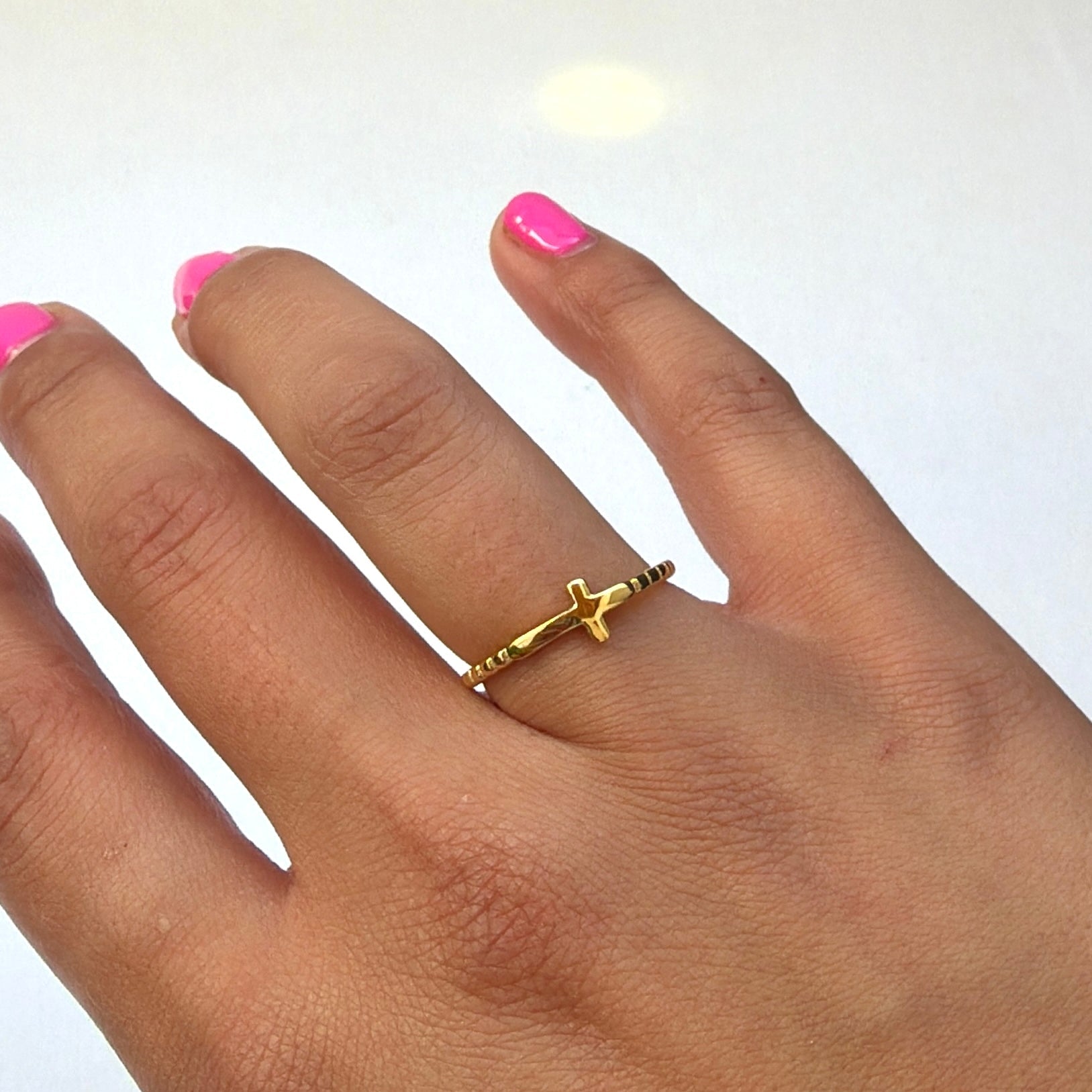 Halo Cross Ring - The Ky Collection