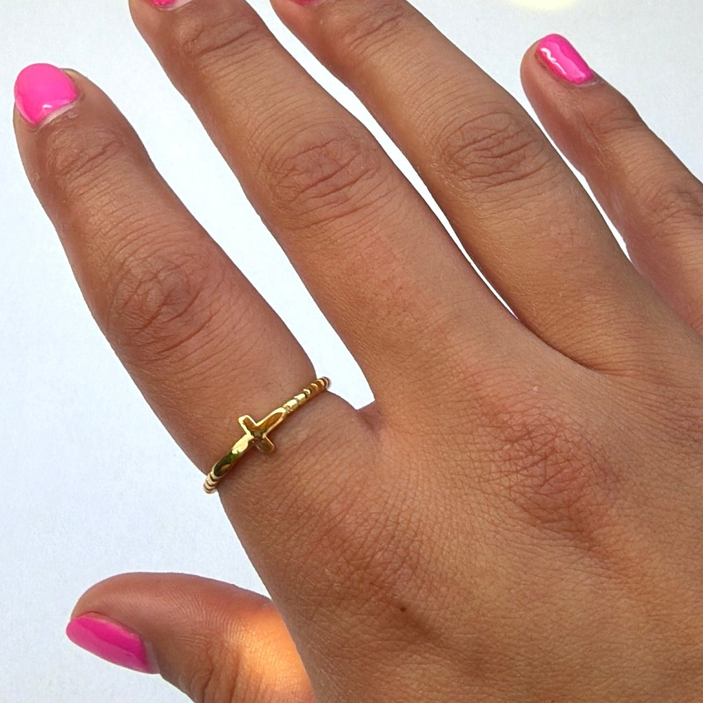 Halo Cross Ring - The Ky Collection