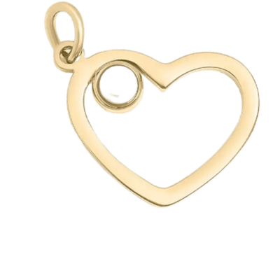 Hollow Heart Charm - The Ky Collection