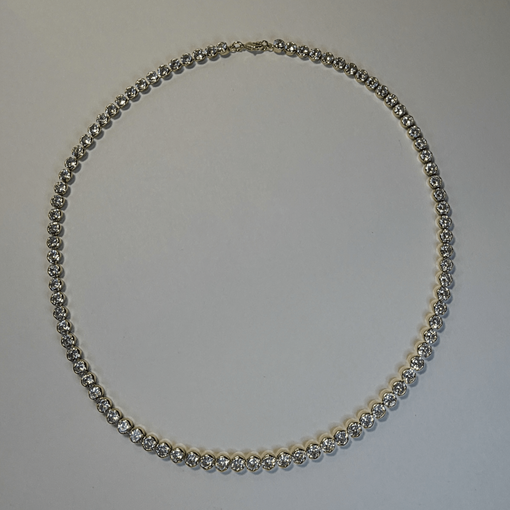 Luminous Tennis Necklace | Gold Tennis Chain