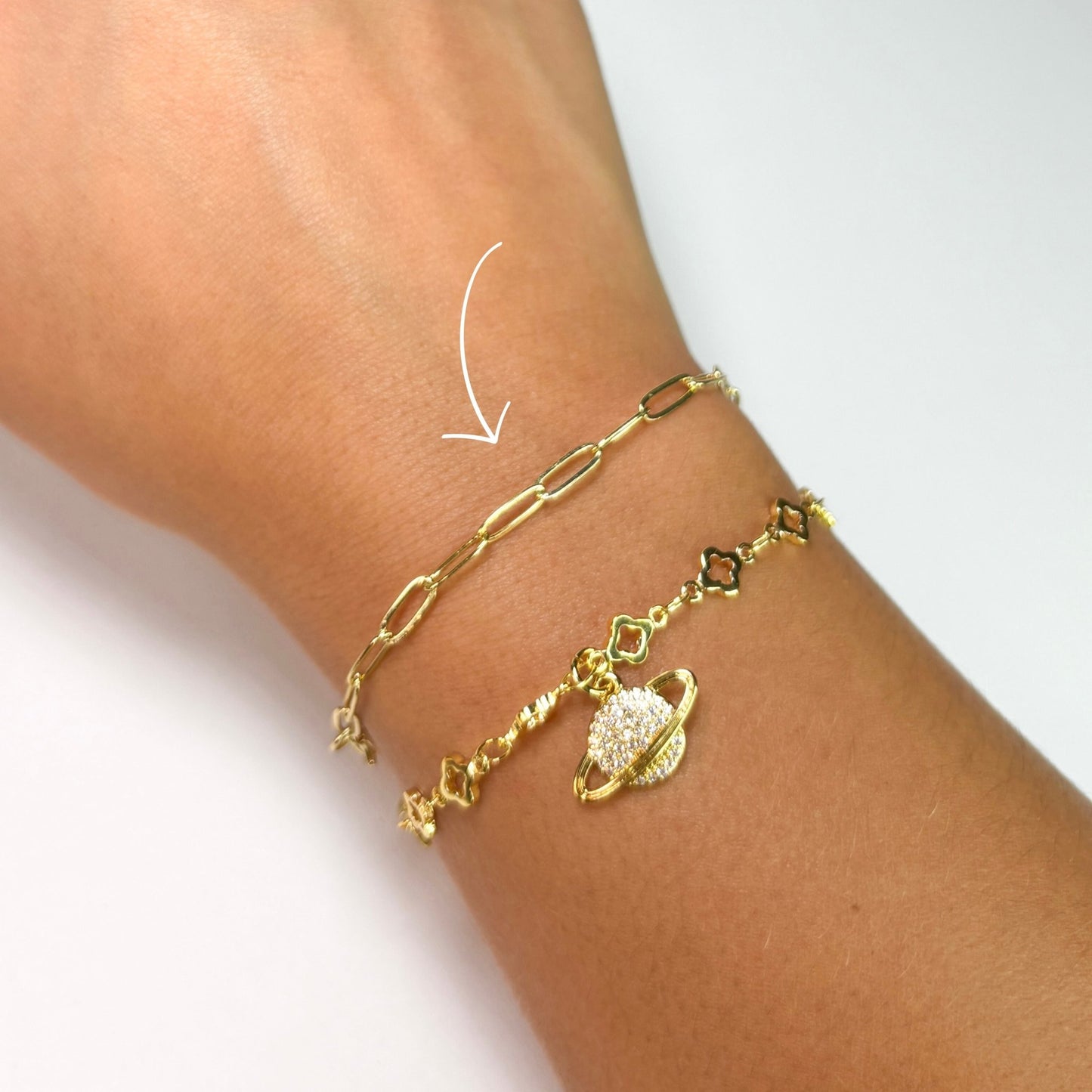Luxe Paperclip Bracelet - The Ky Collection