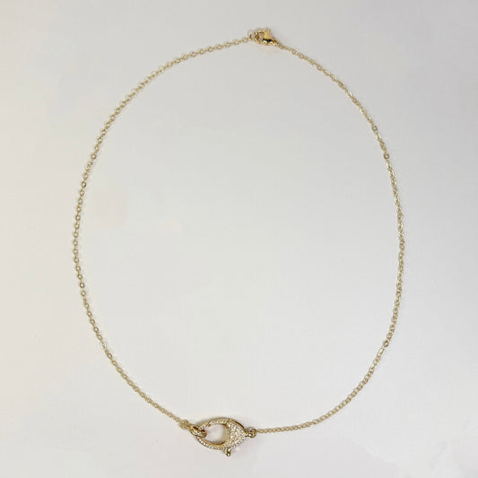 Oval Clasp Necklace - The Ky Collection
