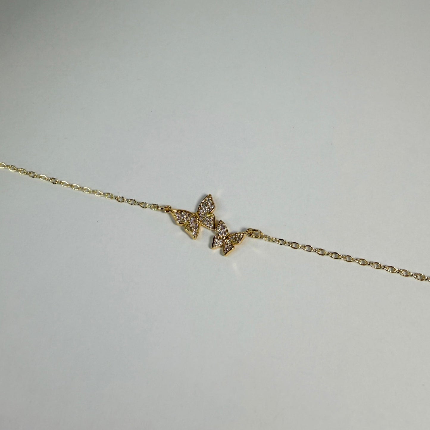 Pavé Butterfly Kisses Bracelet - The Ky Collection