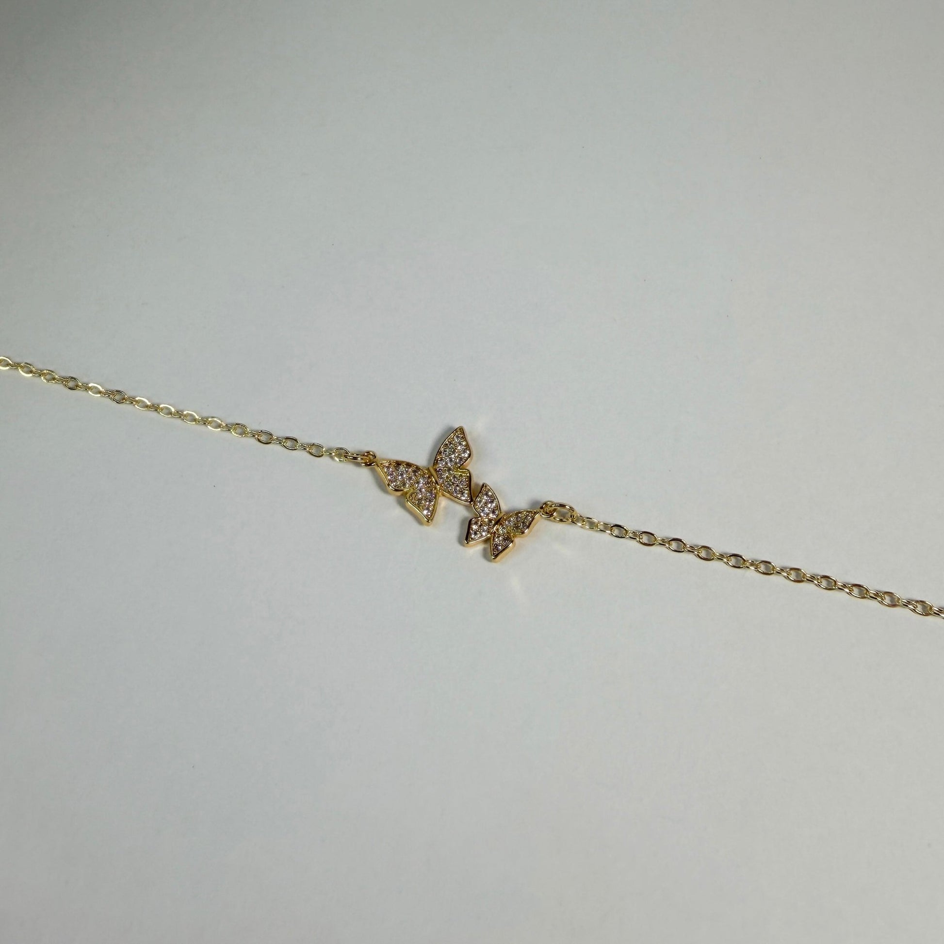 Pavé Butterfly Kisses Bracelet - The Ky Collection