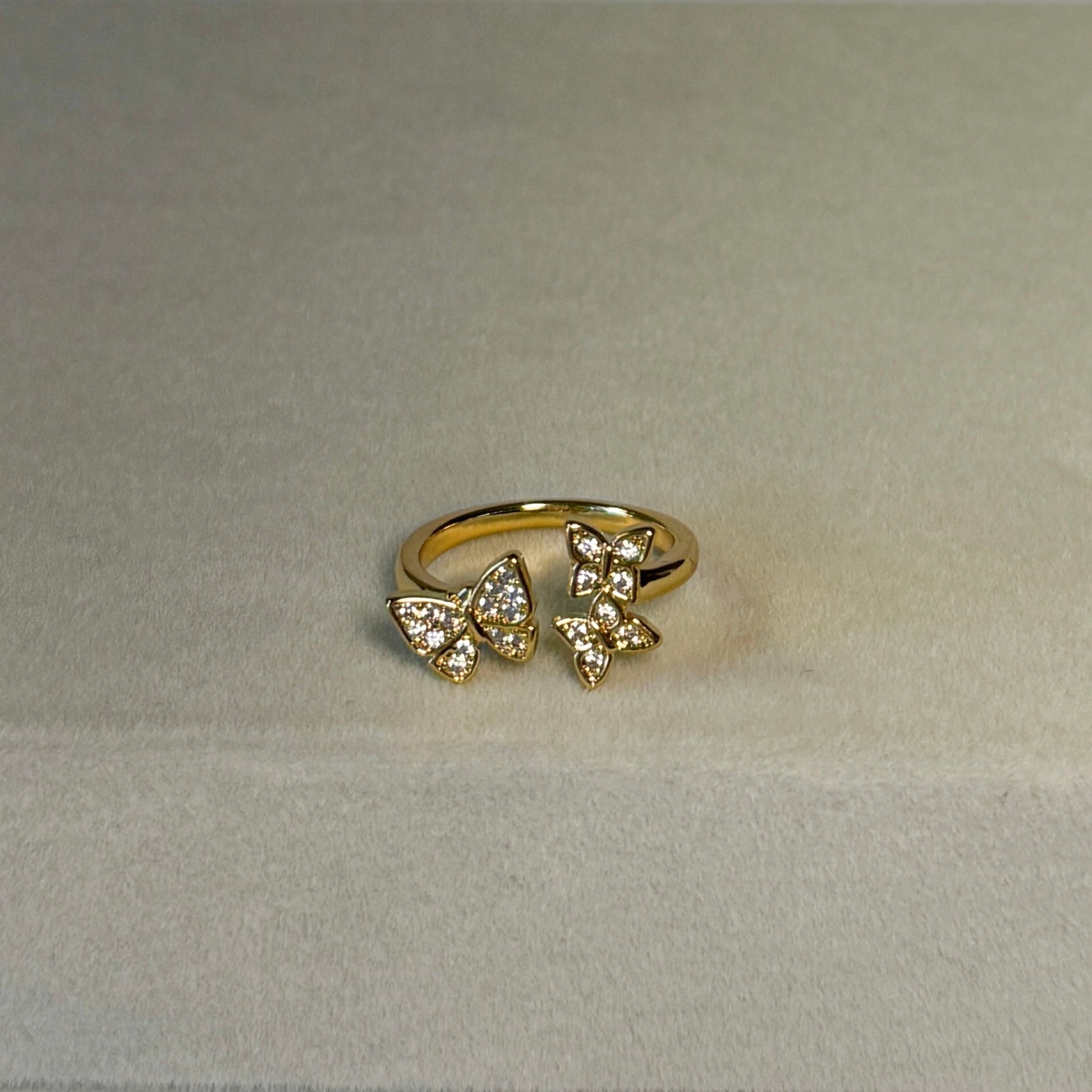The Ky Collection Pavé Butterfly Ring