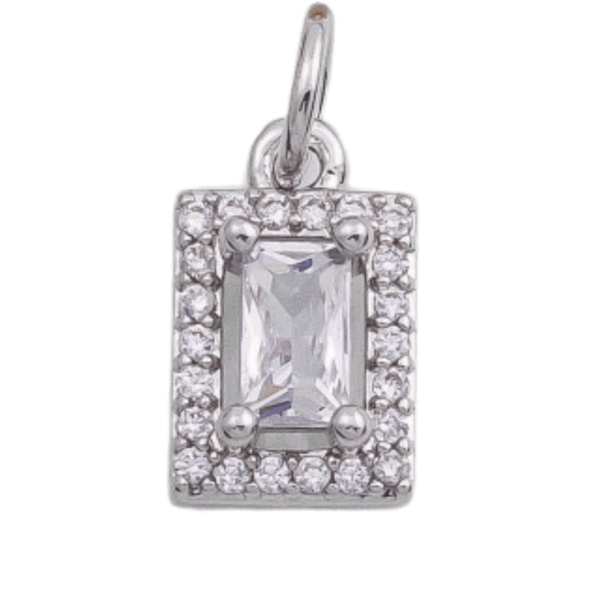 Rectangle Crystal Charm - The Ky Collection