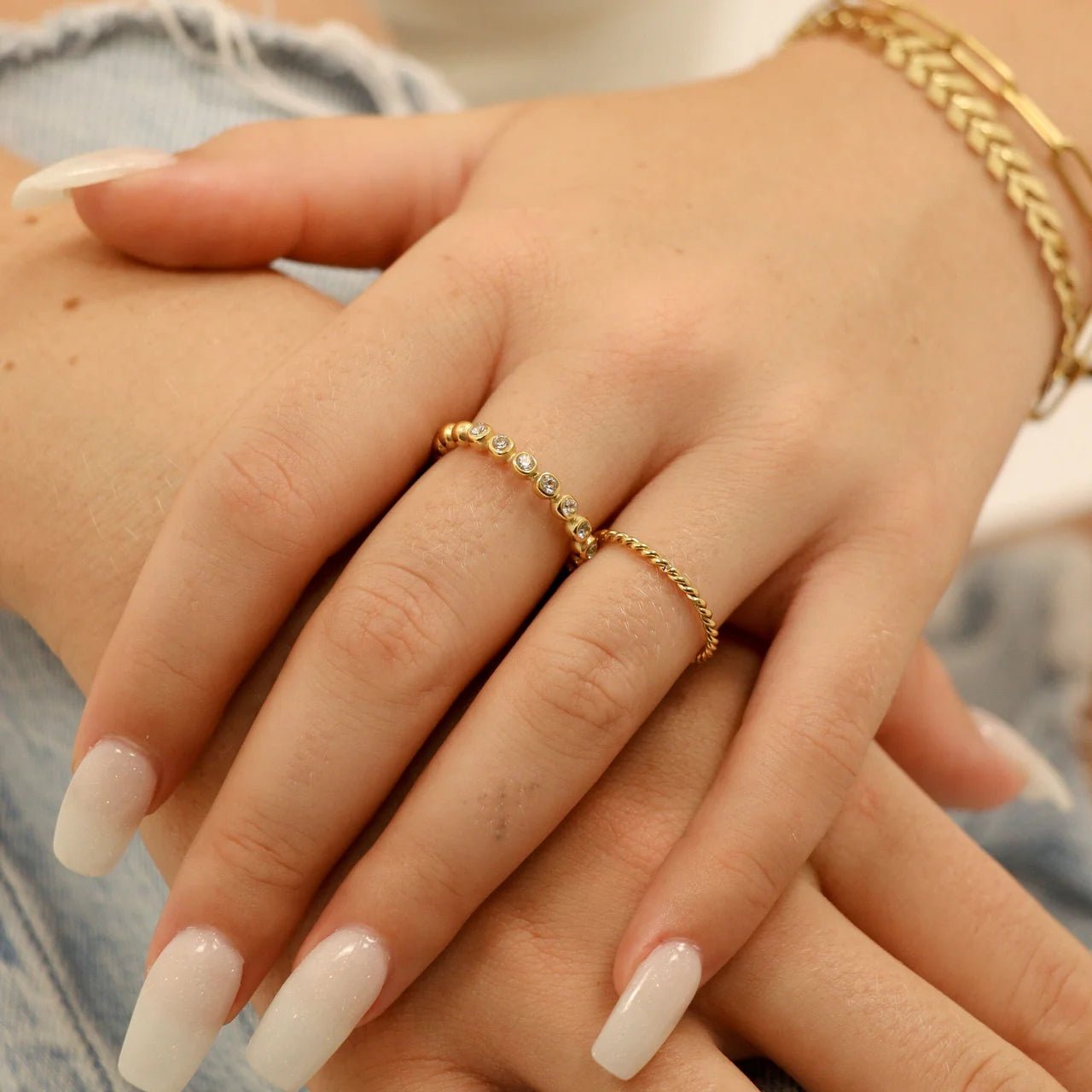 Rope Twist Stacking Ring - The Ky Collection