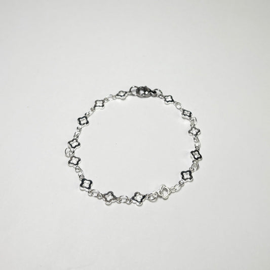 Silver Celestial Clover Bracelet - The Ky Collection