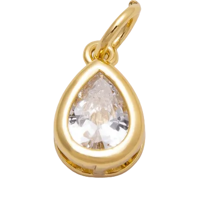 Teardrop Stone Charm - The Ky Collection