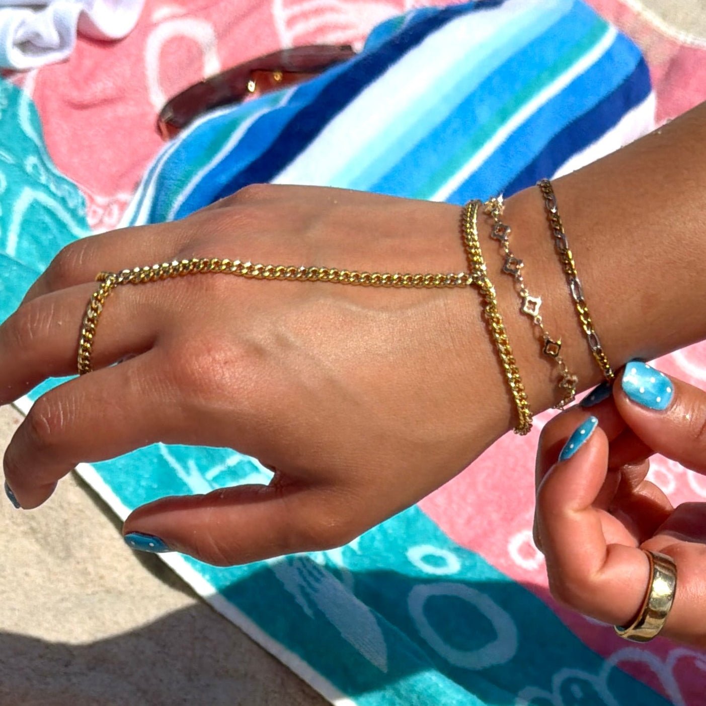 Waterproof Stacking Hand Chain - The Ky Collection