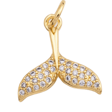 Whale Tail Charm