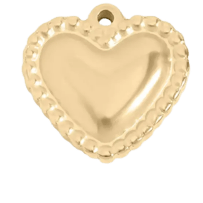XL Puffy Heart Charm - The Ky Collection